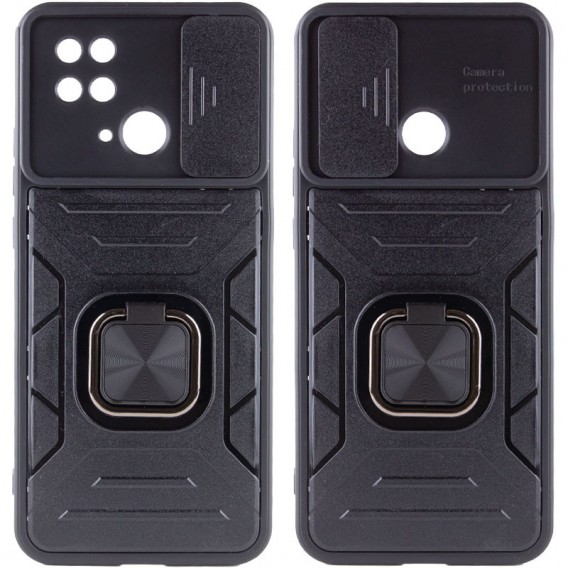 Удароміцний чохол Camshield Flash Ring для Xiaomi Redmi 10C, Чорний