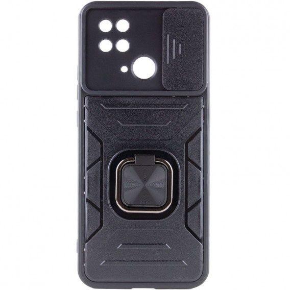Удароміцний чохол Camshield Flash Ring для Xiaomi Redmi 10C, Чорний
