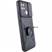 Ударопрочный чехол Camshield Flash Ring для Xiaomi Redmi 10C, Черный