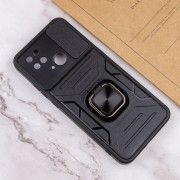 Ударопрочный чехол Camshield Flash Ring для Xiaomi Redmi 10C, Черный