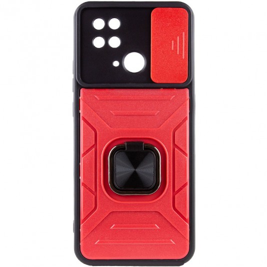 Ударостійкий чохол Camshield Flash Ring для Xiaomi Redmi 10C Червоний - зображення 2 