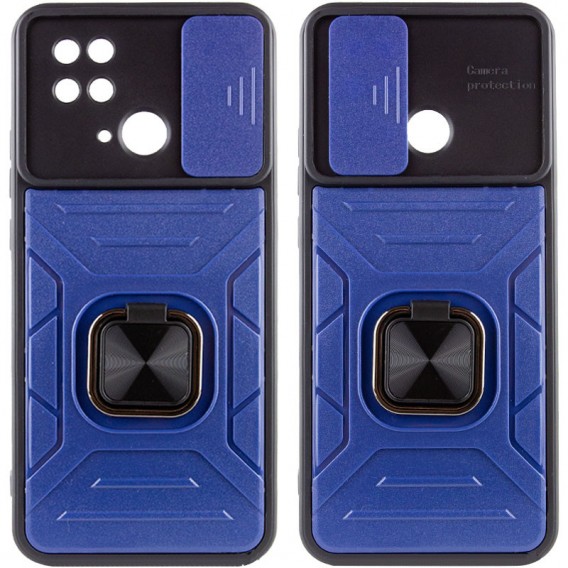 Удароміцний чохол Camshield Flash Ring для Xiaomi Redmi 10C, Синій