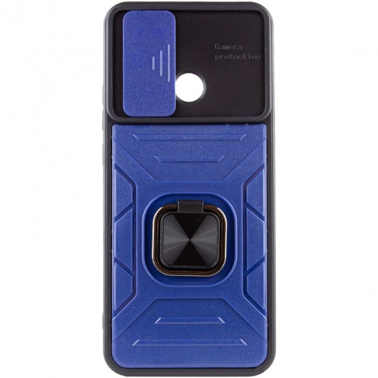 Ударопрочный чехол Camshield Flash Ring для Xiaomi Redmi 10C Синий - изображение 1