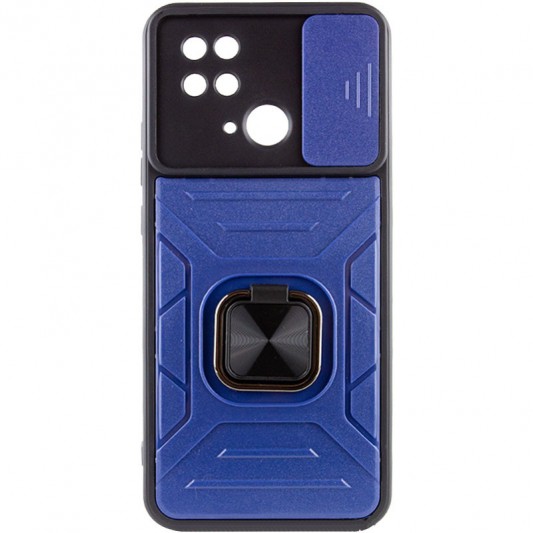 Ударопрочный чехол Camshield Flash Ring для Xiaomi Redmi 10C Синий - изображение 2