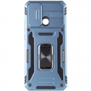 Удароміцний чохол Camshield Army Ring для Xiaomi Redmi 10C, Синій / Light Blue