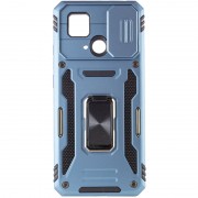 Удароміцний чохол Camshield Army Ring для Xiaomi Redmi 10C, Синій / Light Blue
