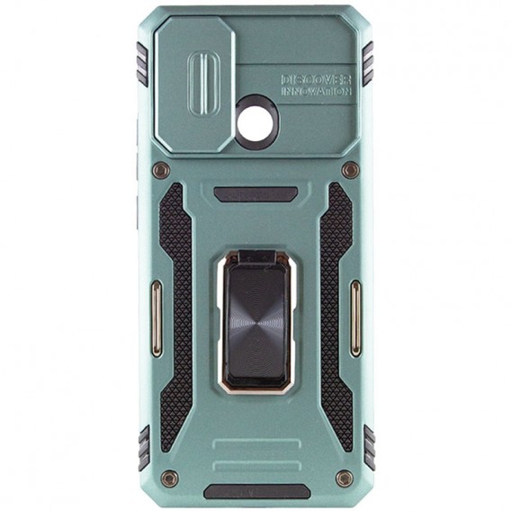 Удароміцний чохол Camshield Army Ring для Xiaomi Redmi 10C, Зелений / Light Green