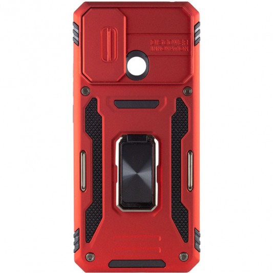 Ударостійкий чохол Camshield Army Ring для Xiaomi Redmi 10C Червоний / Red - зображення 1 