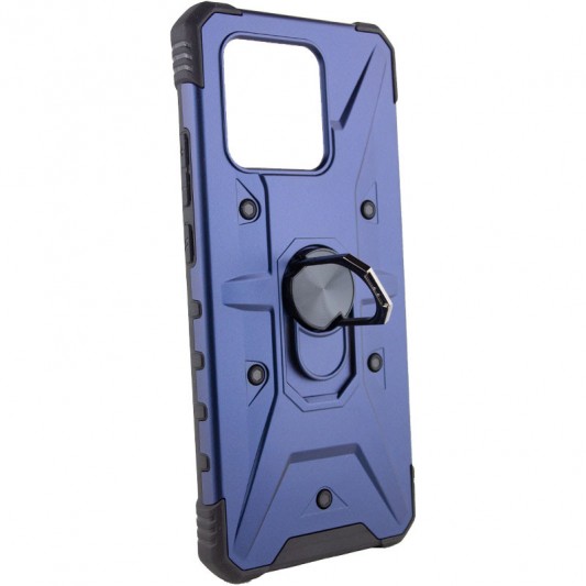 Ударостійкий чохол Pathfinder Ring для Xiaomi Redmi 10C / Poco C40 Синій / Navy - зображення 1 