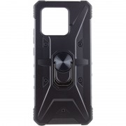 Ударостійкий чохол Pathfinder Ring для Xiaomi Redmi 10C / Poco C40 Чорний / Black