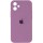 Чохол Silicone Case Square Full Camera Protective (AA) для Apple iPhone 11 (6.1") Ліловий / Lilac Pride