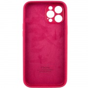 Чохол для iPhone 12 Pro Max - Silicone Case Full Camera Protective (AA), Червоний / Rose Red