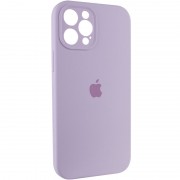 Чохол для iPhone 12 Pro Max - Silicone Case Full Camera Protective (AA), Бузковий / Lilac