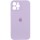 Чехол Silicone Case Full Camera Protective (AA) для Apple iPhone 12 Pro Max (6.7") Сиреневый / Lilac