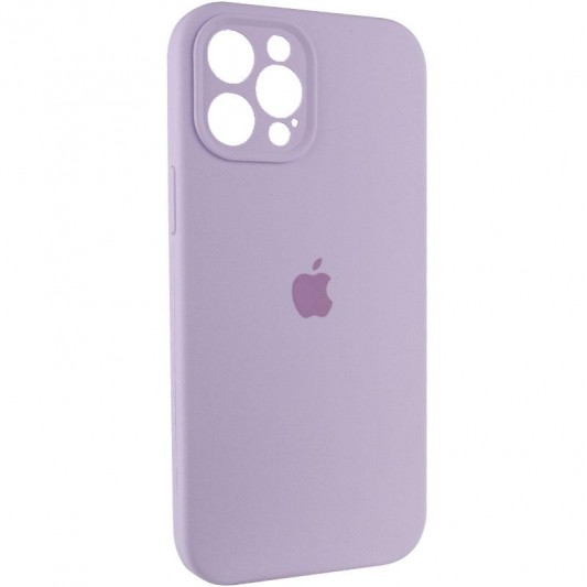 Чохол Silicone Case Full Camera Protective (AA) для Apple iPhone 12 Pro Max (6.7") Бузковий / Lilac - зображення 1 