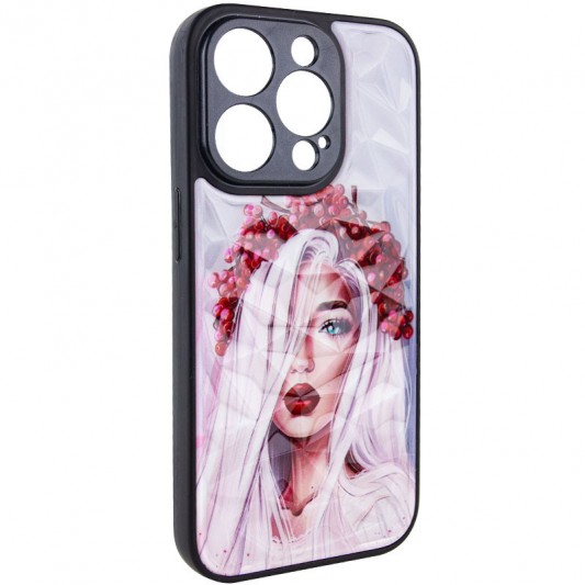 TPU+PC чохол Prisma Ladies для Apple iPhone 14 Pro (6.1") Ukrainian Girl - зображення 1 