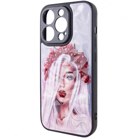 TPU+PC чохол Prisma Ladies для Apple iPhone 14 Pro (6.1"), Ukrainian Girl