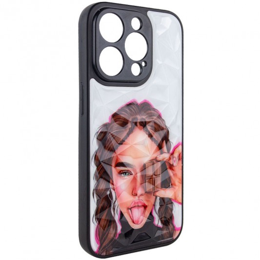 TPU+PC чохол Prisma Ladies для Apple iPhone 14 Pro (6.1") Chocolate - зображення 1 