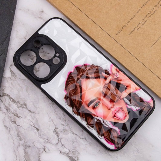 TPU+PC чохол Prisma Ladies для Apple iPhone 14 Pro (6.1") Chocolate - зображення 3 