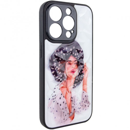 TPU+PC чохол Prisma Ladies для Apple iPhone 14 Pro (6.1") Girl in a hat - зображення 1 