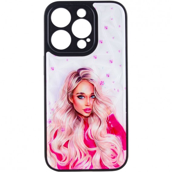 TPU+PC чохол Prisma Ladies для Apple iPhone 14 Pro (6.1"), Pink