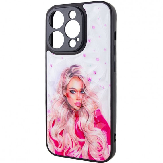 TPU+PC чохол Prisma Ladies для Apple iPhone 14 Pro (6.1"), Pink