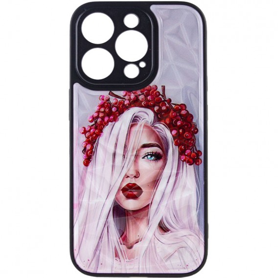 TPU+PC чохол Prisma Ladies для Apple iPhone 14 Pro Max (6.7"), Ukrainian Girl