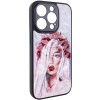 TPU+PC чохол Prisma Ladies для Apple iPhone 14 Pro Max (6.7"), Ukrainian Girl