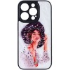 TPU+PC чохол Prisma Ladies для Apple iPhone 14 Pro Max (6.7"), Girl in a hat