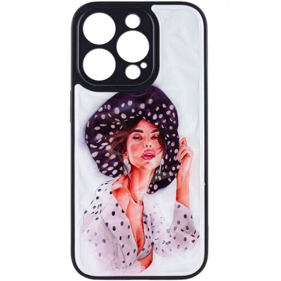 TPU+PC чохол Prisma Ladies для Apple iPhone 14 Pro Max (6.7"), Girl in a hat