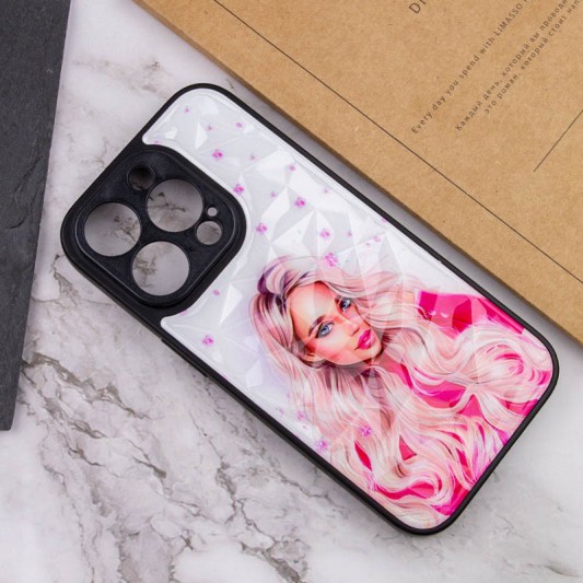 TPU+PC чохол Prisma Ladies для Apple iPhone 14 Pro Max (6.7") Pink - зображення 3 
