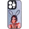 TPU+PC чохол Prisma Ladies для Apple iPhone 14 Pro Max (6.7"), Rabbit