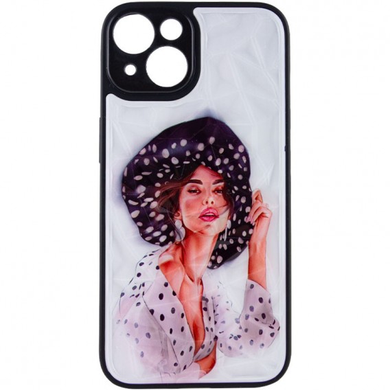 TPU+PC чохол Prisma Ladies для Apple iPhone 14 (6.1"), Girl in a hat