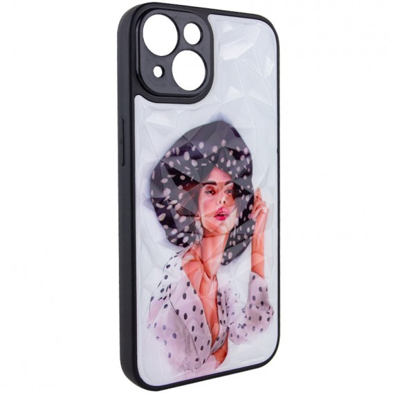 TPU+PC чохол Prisma Ladies для Apple iPhone 14 (6.1"), Girl in a hat