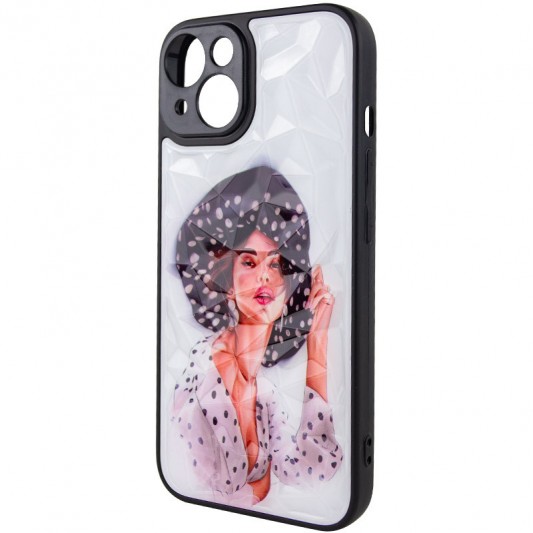 TPU+PC чохол Prisma Ladies для Apple iPhone 14 (6.1") Girl in a hat - зображення 2 
