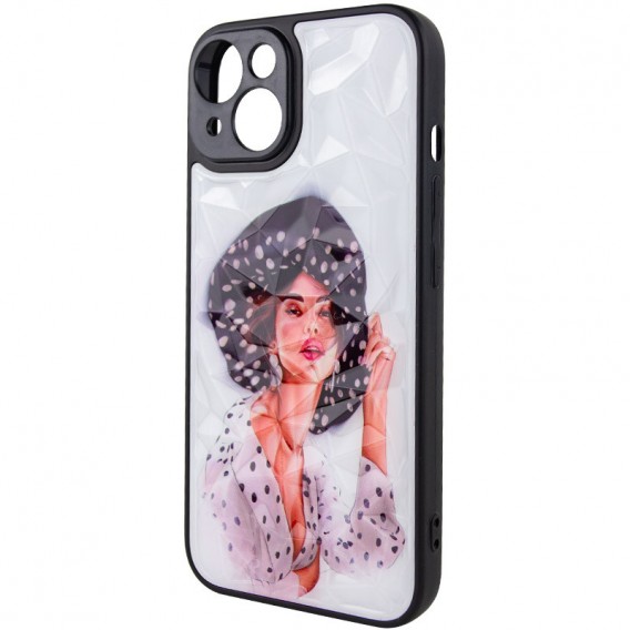 TPU+PC чохол Prisma Ladies для Apple iPhone 14 (6.1"), Girl in a hat