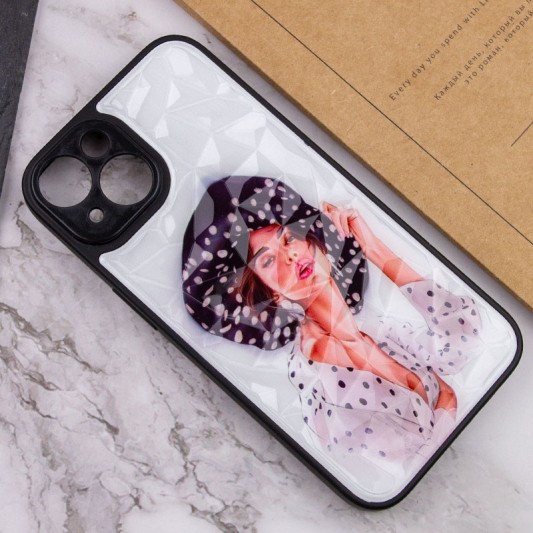 TPU+PC чохол Prisma Ladies для Apple iPhone 14 (6.1") Girl in a hat - зображення 3 