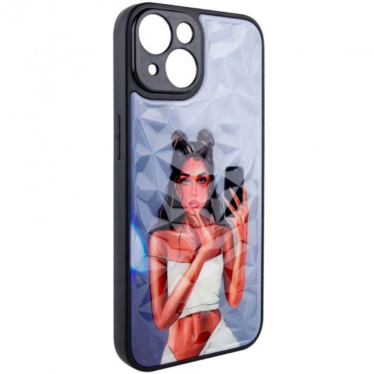 TPU+PC чохол Prisma Ladies для Apple iPhone 14 (6.1") Black in White - зображення 1 