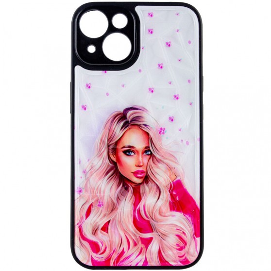 TPU+PC чехол Prisma Ladies для Apple iPhone 14 (6.1") Pink