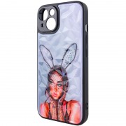 TPU+PC чехол Prisma Ladies для Apple iPhone 14 (6.1"), Rabbit