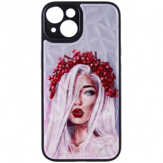 TPU+PC чехол Prisma Ladies для Apple iPhone 14 (6.1") Ukrainian Girl