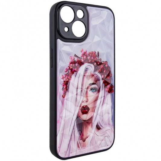 TPU+PC чехол Prisma Ladies для Apple iPhone 14 (6.1") Ukrainian Girl - изображение 1