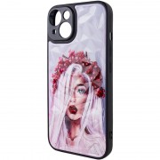 TPU+PC чехол Prisma Ladies для Apple iPhone 14 (6.1"), Ukrainian Girl