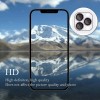 Захисне скло Metal Shine на камеру (в упак.) для Apple iPhone 13 Pro / 13 Pro Max, Бузковий / Rainbow