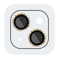 Защитное стекло Metal Shine на камеру (в упак.) для Apple iPhone 14 (6.1