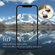 Защитное стекло Metal Shine на камеру (в упак.) для Apple iPhone 14 (6.1") / 14 Plus (6.7"), Золотой / Gold
