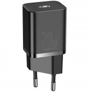 Зарядний пристрій Baseus Super Si Quick Charger 1C 20W + кабель Type-C to Lightning (TZCCSUP-B)