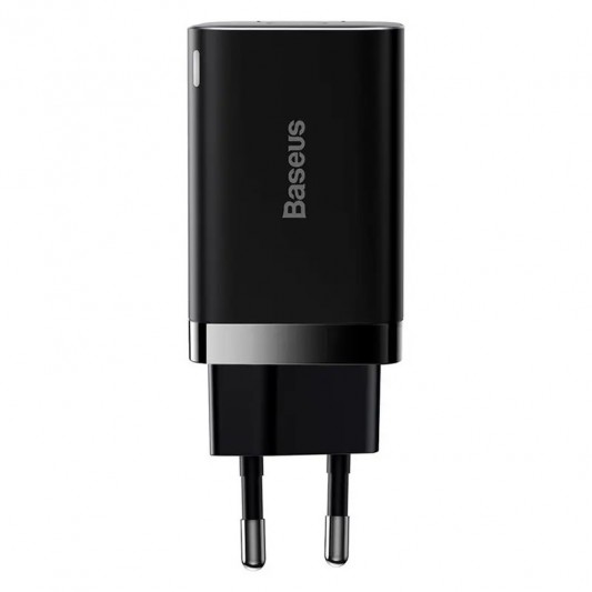 МЗП Baseus Super Si Pro Quick Charger 30W (1USB-A/1C) (CCSUPP-E) Black - зображення 1 