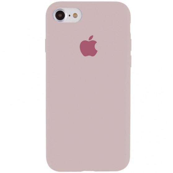 Чехол Silicone Case Full Protective (AA) для Apple iPhone SE 2 / 3 (2020 / 2022) / iPhone 8 / iPhone 7, Серый/Lavender