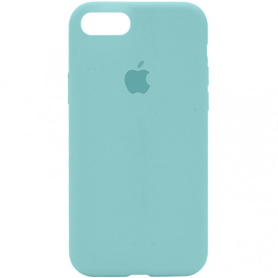 Чехол Silicone Case Full Protective (AA) для Apple iPhone SE 2 / 3 (2020 / 2022) / iPhone 8 / iPhone 7, Бирюзовый / Swimming pool
